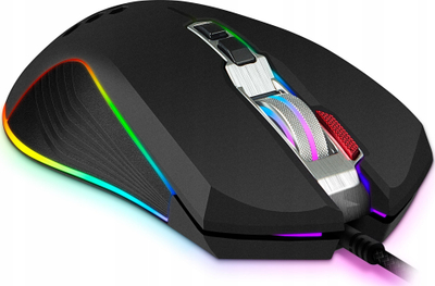 Mouse gaming Sven RX-G850, me kabllo, 6400 dpi, i zi