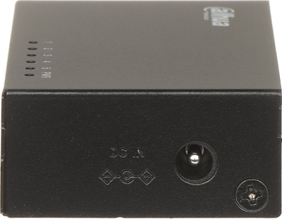 Switch rrjeti Dahua PFS3005-5ET-V2, 5 porta Fast Ethernet, i pa-menaxhuar, i zi