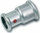 Bashkues reduktues Sanha SANHA-THERM C-Steel, d42x22, çelik karboni