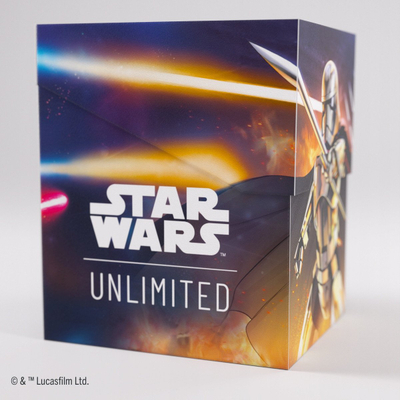 Kuti kartash Star Wars Unlimited Soft Crate, Captain Phasma dhe Stormtrooper, e shumëngjyrshme