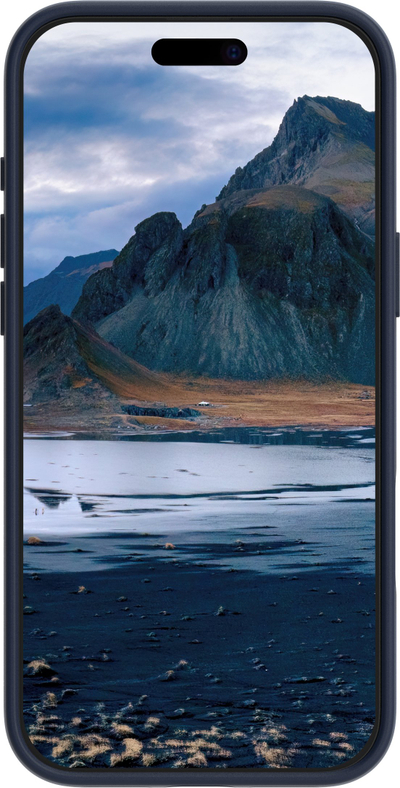 Futrollë Dbramante Iceland Ultra D3O për iPhone 16, mbrojtëse, blu