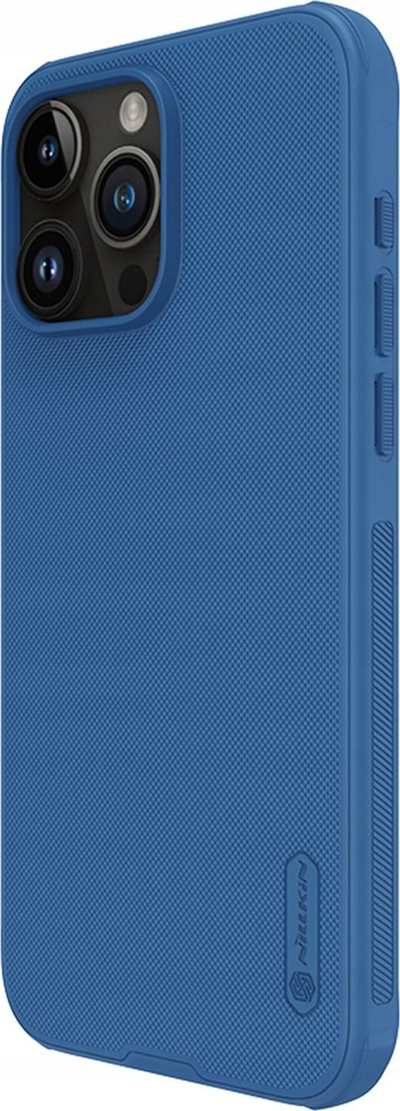 Mbulesë telefoni Nillkin Frosted Shield Pro për iPhone 15 Pro Max, TPU PC, blu