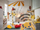 Lodër vinç me telekomandë Cheetah Toys 678, 128 cm, me drita dhe zë, i verdhë