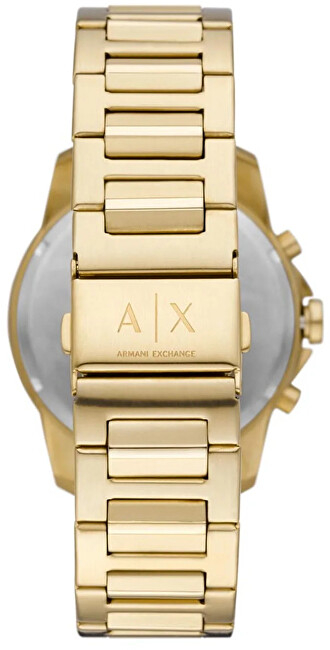 Orë dore burrash Armani Exchange Banks AX1721, e artë