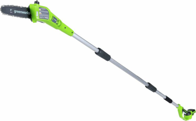 Sharrë me shtyllë Greenworks G24PS20, 24V, teh 20 cm, jeshile