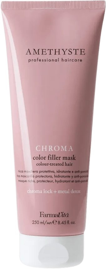 Maskë flokësh FarmaVita Amethyste Chroma Color Filler, për flokë të bojatisur, 250ml