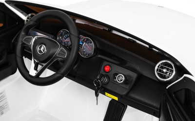 Makina elektrike për fëmijë Mercedes GLC 63S, 12V, 2 ulëse, e bardhë