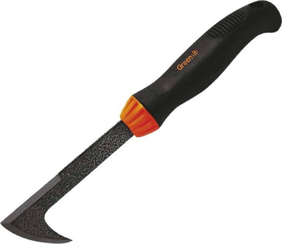 Mjet pastrimi fugash Home It Softgrip, 28 cm, plastikë metal, i zi portokalli