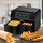Fritezë me ajër të nxehtë Ariete 4623/00, dyshe, 8 l, 1700W, e zezë