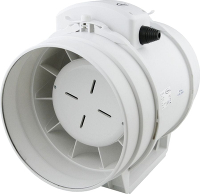 Ventilator industrial AirRoxy aRil 150-500, 150mm, 432m³/h, i bardhë