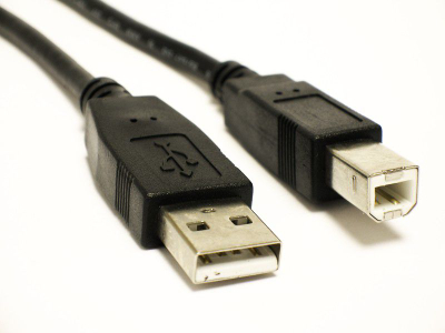 Kabllo USB Sharkoon, USB-A në USB-B, 1 m, e zezë