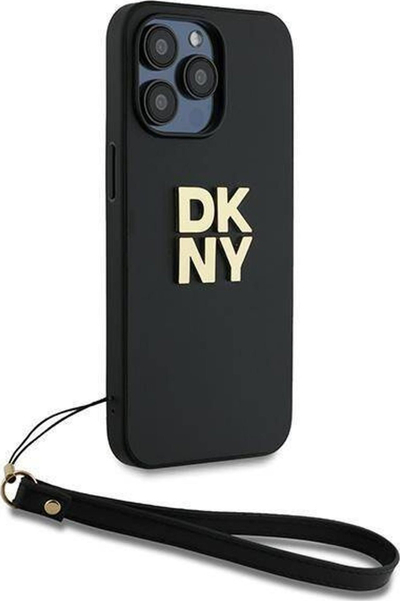 Mbulesë telefoni DKNY për iPhone 14 Pro, 6.1", me rrip, e zezë