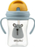 Чаша за деца Akuku Cup Teddy Bear, со флексибилна цевка, 300ml, транспарентна