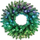Kurorë dekorative Twinkly Pre-lit Regal Wreath, 50 LED RGB, 24", tel i gjelbër