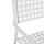 Kolltuk metalike Zeta, 54×51×84 cm (HM5031.02), bardhë