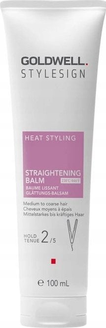 Balsam drejtues flokësh Goldwell Stylesign Straightening Balm, 100 ml, transparent