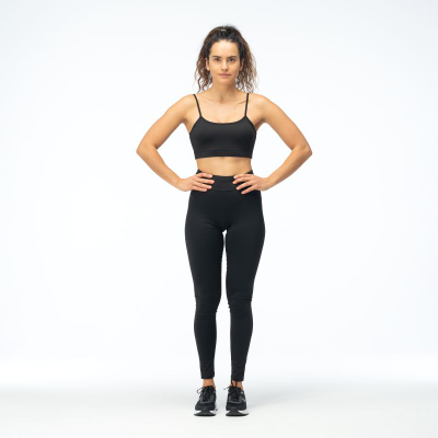 Leggins për gra IQ Igina Wmns, Dry Tech, për palestër, të zeza