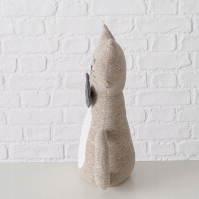 Ndalesë dere Boltze Cat Block, 31 cm, poliester, gri