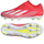 Këpucë futbolli Adidas X Crazyfast League Junior, pa lidhëse, për bar natyral, të kuqe