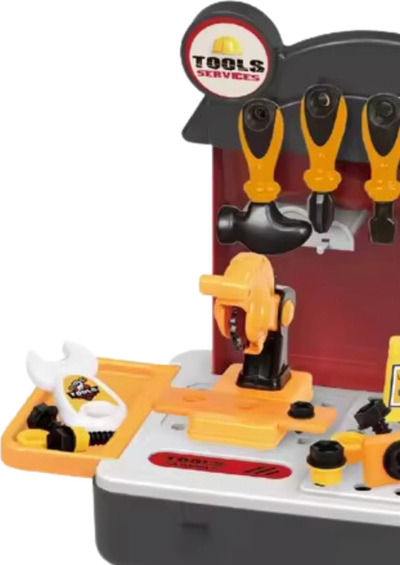 Set lojërash Maksik Workbench, 39 pjesë, për fëmijë 3+, shumëngjyrësh