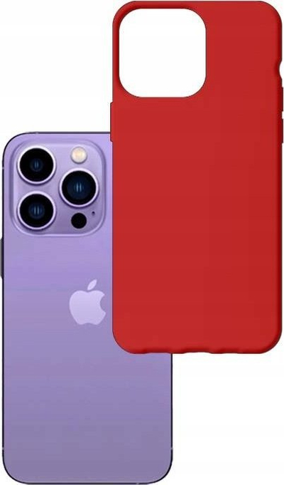 Mbrojtëse telefoni 3MK Matt Case për iPhone 14 Pro, TPU, strawberry