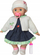 Kukull bebe Adar 516724, 40cm, me zë polonisht, rozë gri