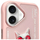 Futrollë Nimmy Glasses Cool Cat për iPhone 16 6.1", mbrojtëse, rozë