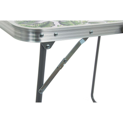 Tavolinë kampingu palosëse Royokamp JUNGLE, 80x60x70 cm, mban deri 30 kg, me motive tropikale