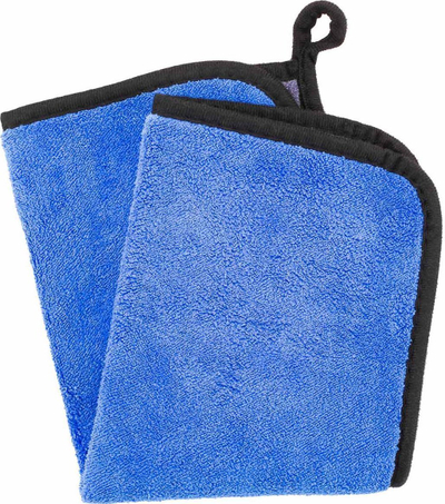 Peshqir mikrofibër AMiO 02868, për pastrim dhe lustërim, blu