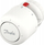 Kokë termostatike Danfoss Aero RA Click 015G4596, sensor me gaz i integruar, kufizim nga 16°C, e bardhë