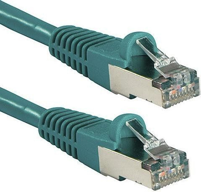 Kabllo rrjeti Goobay RJ45 Patch Cord CAT 6A, S/FTP, 2m, jeshile