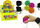 Top lodër Leantoys Ball On Rubber, 6 cm, me rrip dore, shumëngjyrësh