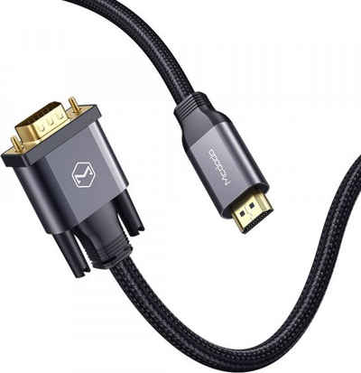 Кабел HDMI во VGA Mcdodo CA-XXXX, 2m, Full HD 1080p, црна
