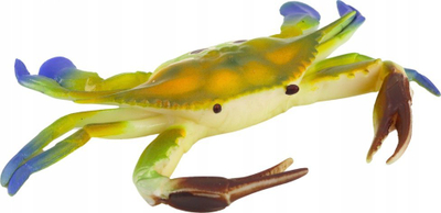 Figurinë gërgeni Lean Toys Rubber Crab, 4 cm, e gjelbër