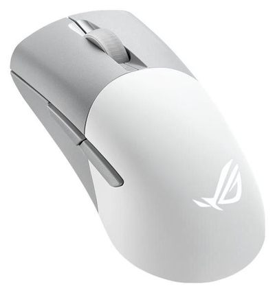 Гејминг глушец ASUS ROG Keris Wireless AimPoint, 36000 DPI, RF блутут УСБ, бел