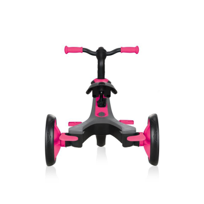 Tricikletë 4 në 1 Globber Explorer Trike, me çadër, Fuchsia