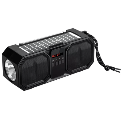 Altoparlant Bluetooth Denver me panel diellor dhe radio FM
