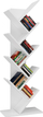 Raft librash në këmbë Topeshop Standing Bookshelf Shelves Funny, 9 rafte, 50x25x140 cm, i bardhë
