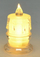 Insert LED memorial, 4.7 x 4.7 x 8 cm, plastikë, i bardhë