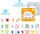 Set edukativ CzuCzu Academy Numbers, puzzle dhe ngjyrosje, mosha 3+