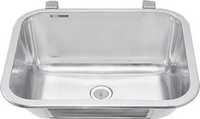 Lavaman pune Teka Utility Bowl VK 50 STD, çelik inox, për mur, argjent