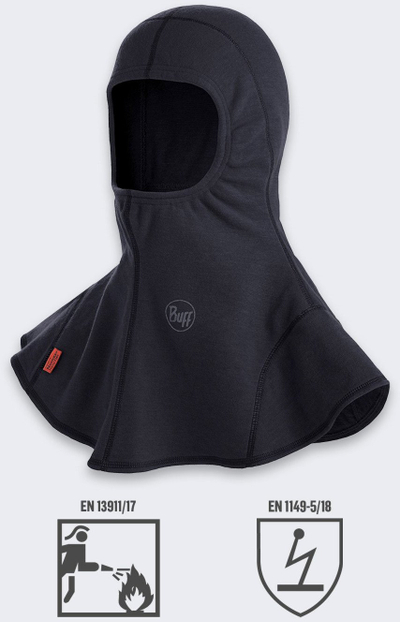 Kapuç mbrojtës Buff Safety Firefighter Particulate Hood, tre shtresa, Nomex, blu Paris