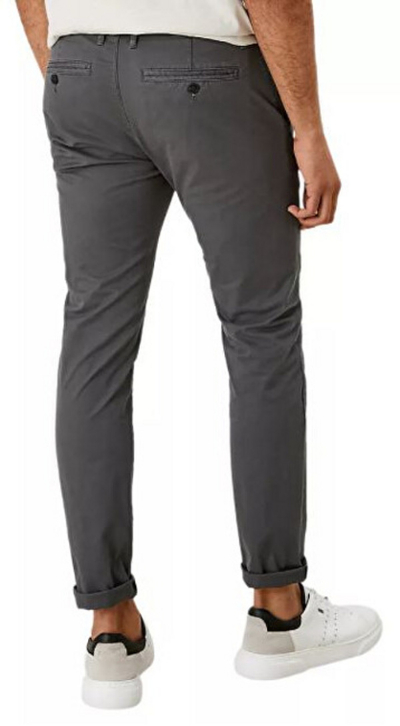 Pantallona s.Oliver Slim Fit, të hirta