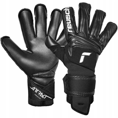 Doreza portjeri Reusch Attrakt Infinity Resistor, Reusch Grip Infinity, DuraGuard, të zeza