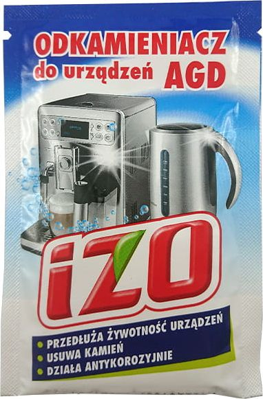 Solucion kundër gëlqeres IZO Descaler, 30 g, për pajisje nga shpia, me shumë ngjyra