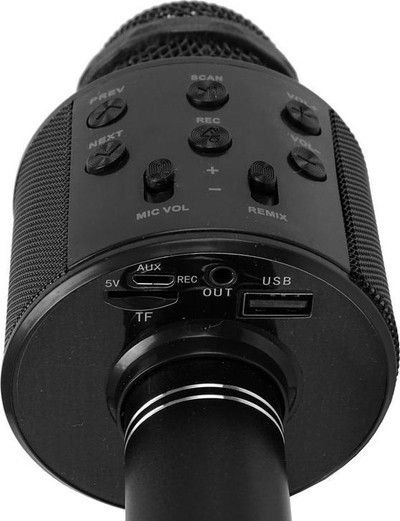 Mikrofon wireless USB WS-858, me altoparlant, i zi