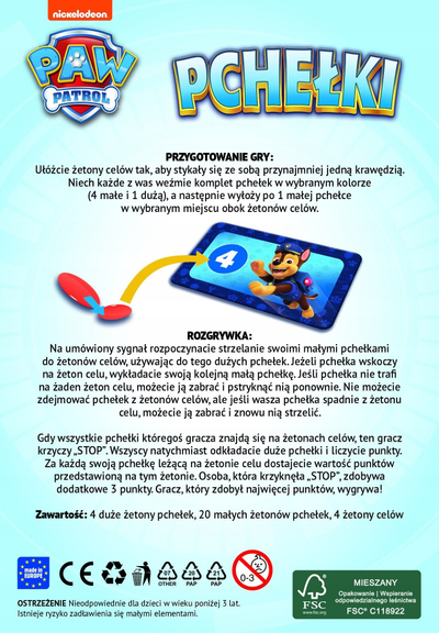 Lojë udhëtimi Trefl Paw Patrol Flea, kompakte, shumëngjyrëshe
