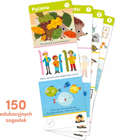 Libër aktivitetesh CzuCzu Riddles For Children, 150 aktivitete, 5-6 vjeç, shumëngjyrësh