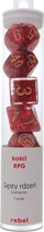 Set zare RPG Rebel Dense Core, 7 copë, të kuqe