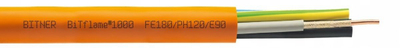 Kabllo zjarrduruese BiTflame 1000 FE180 PH120 E90 3x2.5 mm², 0.6/1kV, portokalli
